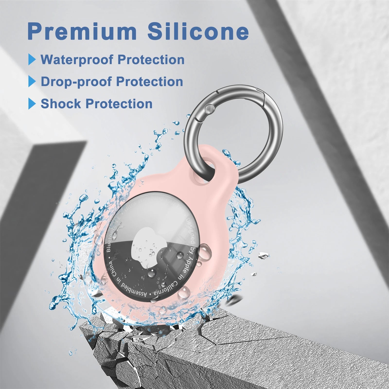 Stylish AirTag Keychain Cover