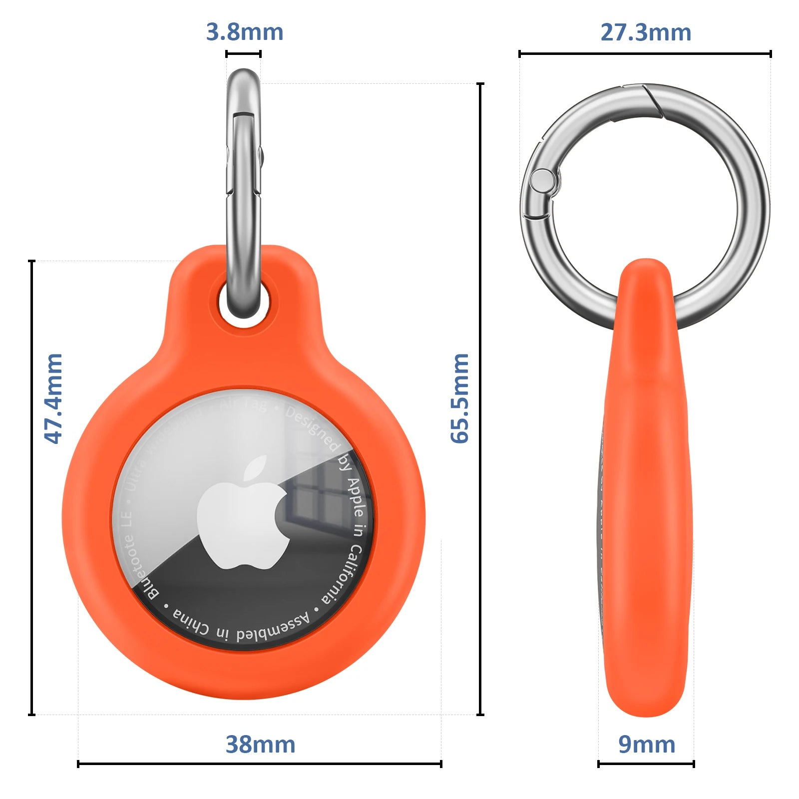 Stylish AirTag Keychain Cover